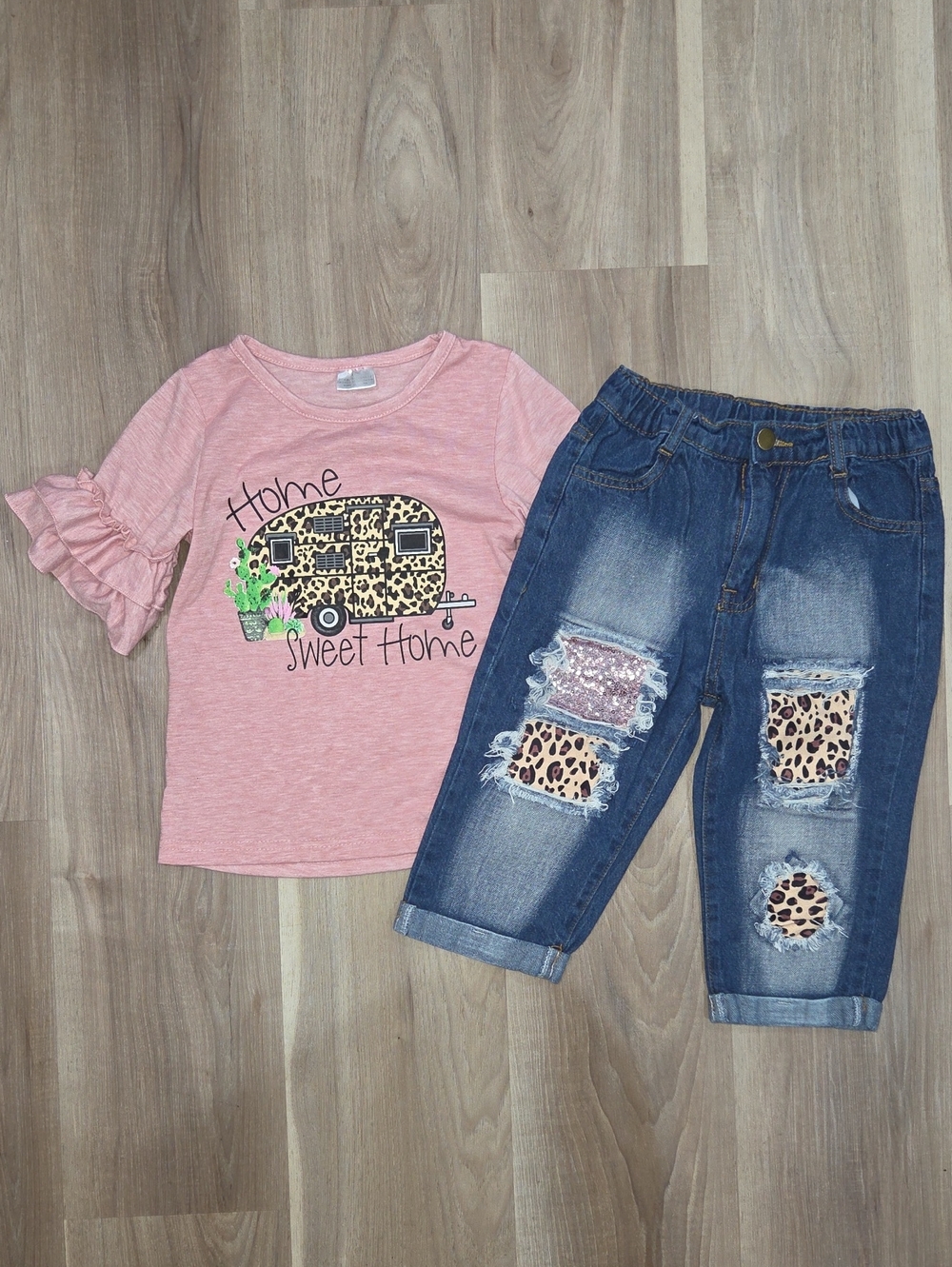 Little Girls Boutique Capri Matching Set